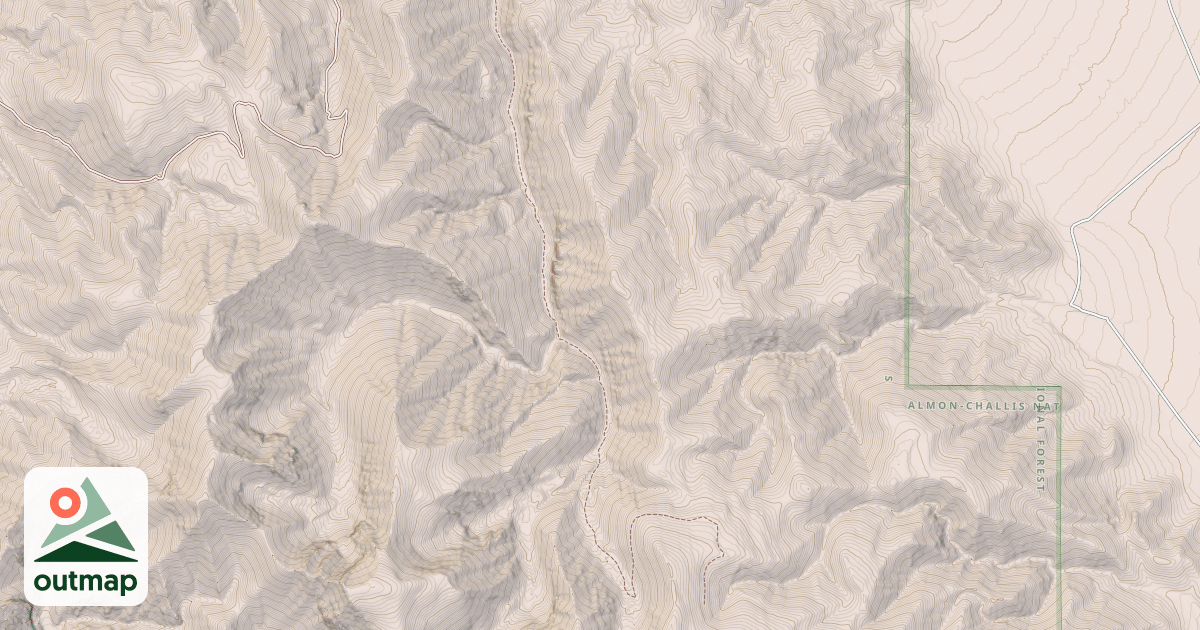 Map of USFS Motor Vehicle Use Map Trails 475