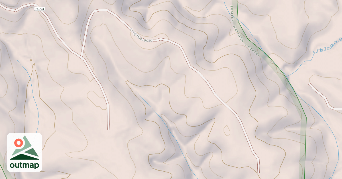 Map of LONG HORN
