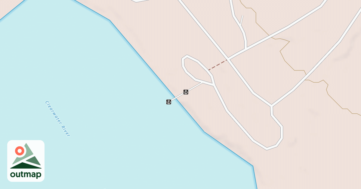 Map of LAKE ALVA CAMP BOAT RAMP