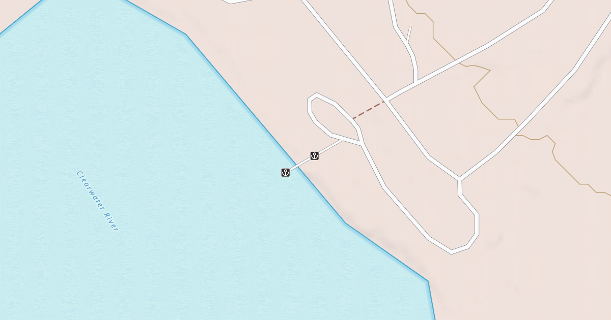 Map preview of LAKE ALVA CAMP BOAT RAMP