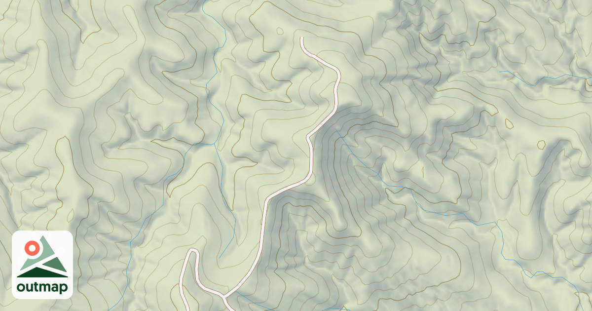 Map of 16049: Temblor Ridge
