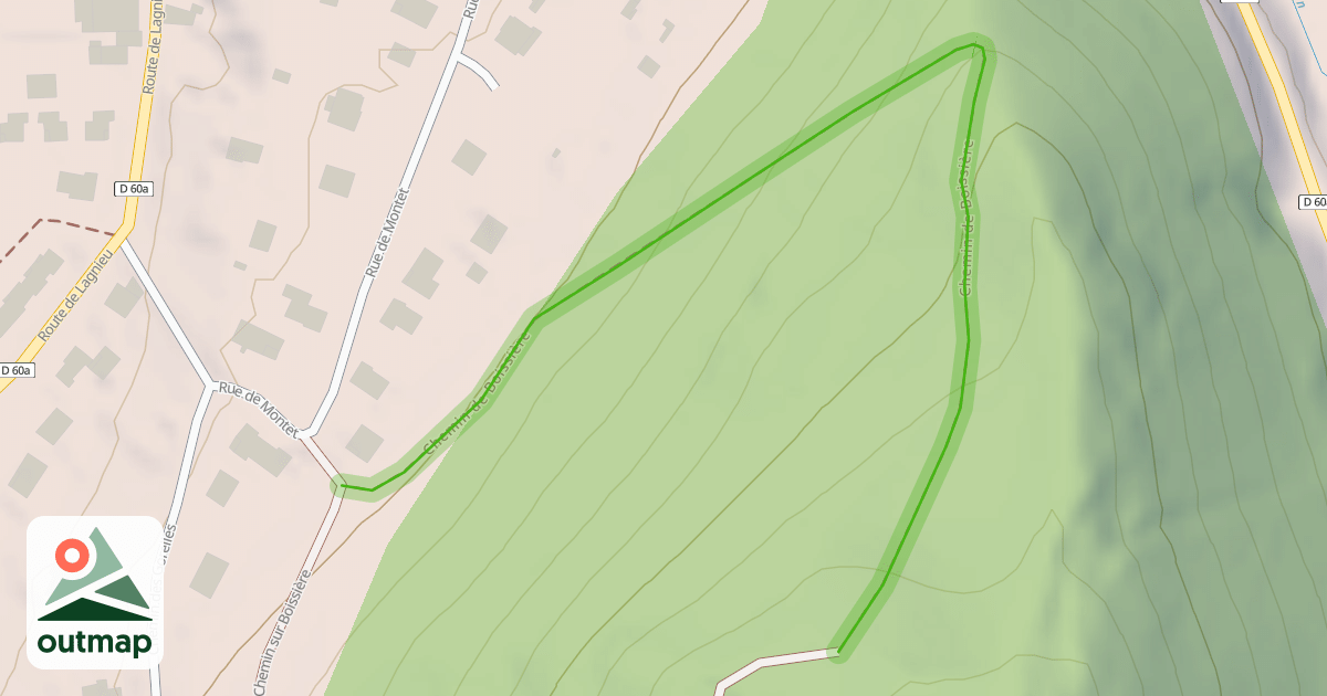 Map of Chemin de Boissière