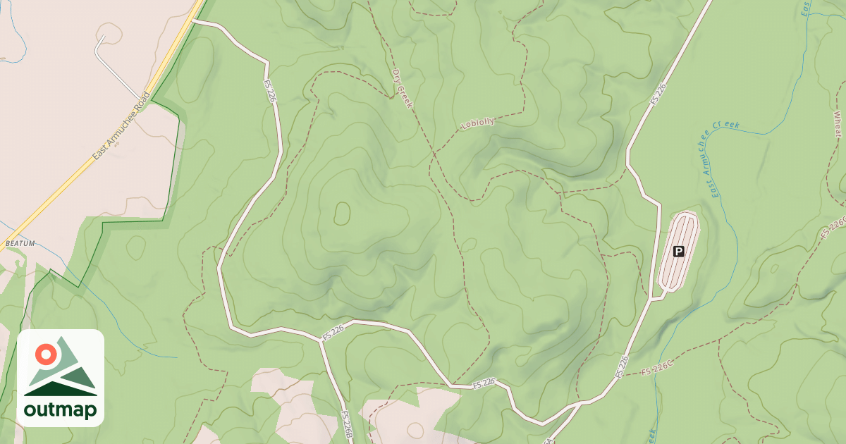 Map of DRY CR