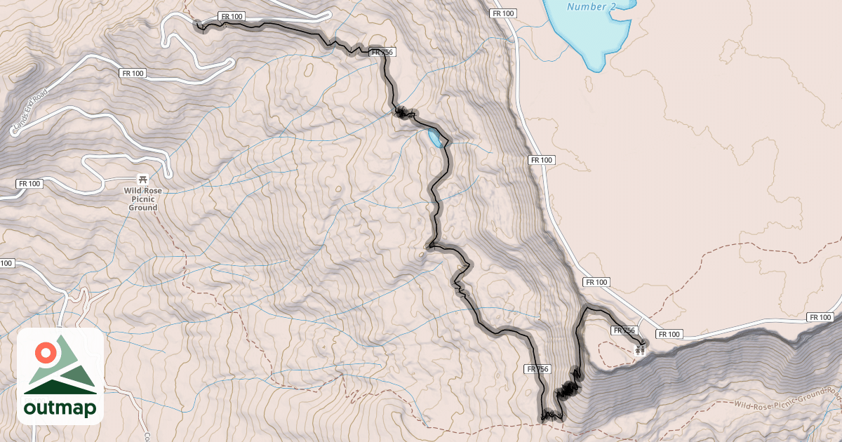 Map of Palisade Plunge