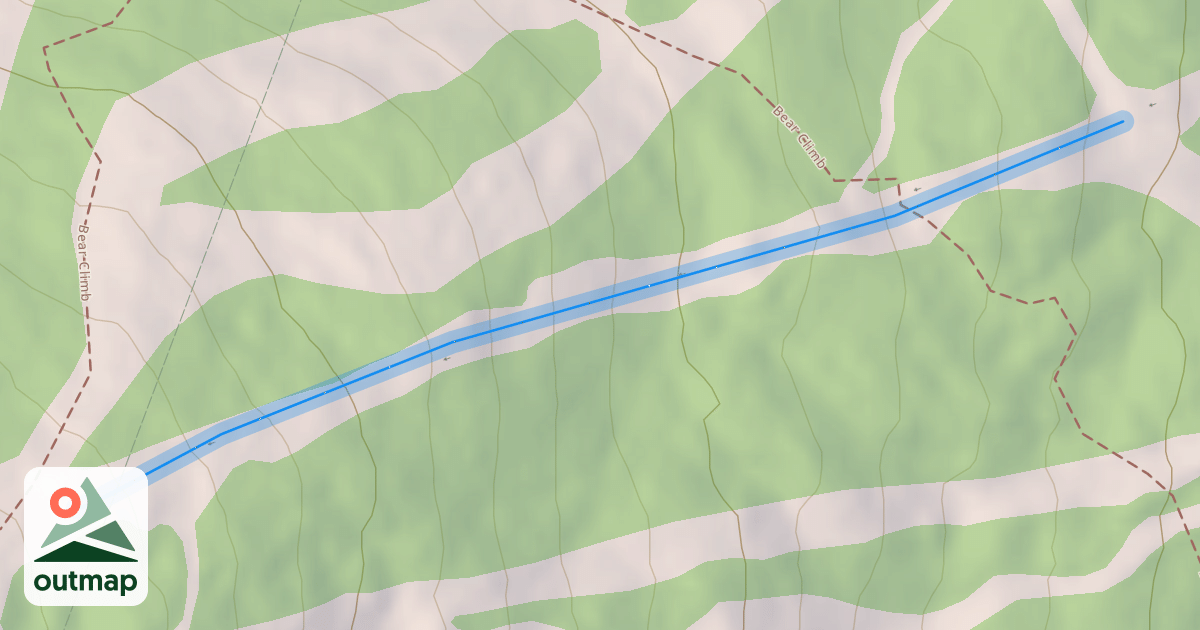 Map of Upper Timberline