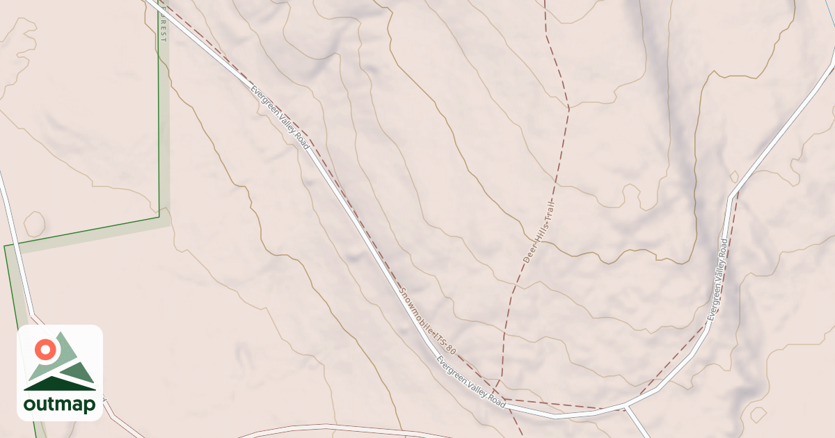 Map of DEER HILL