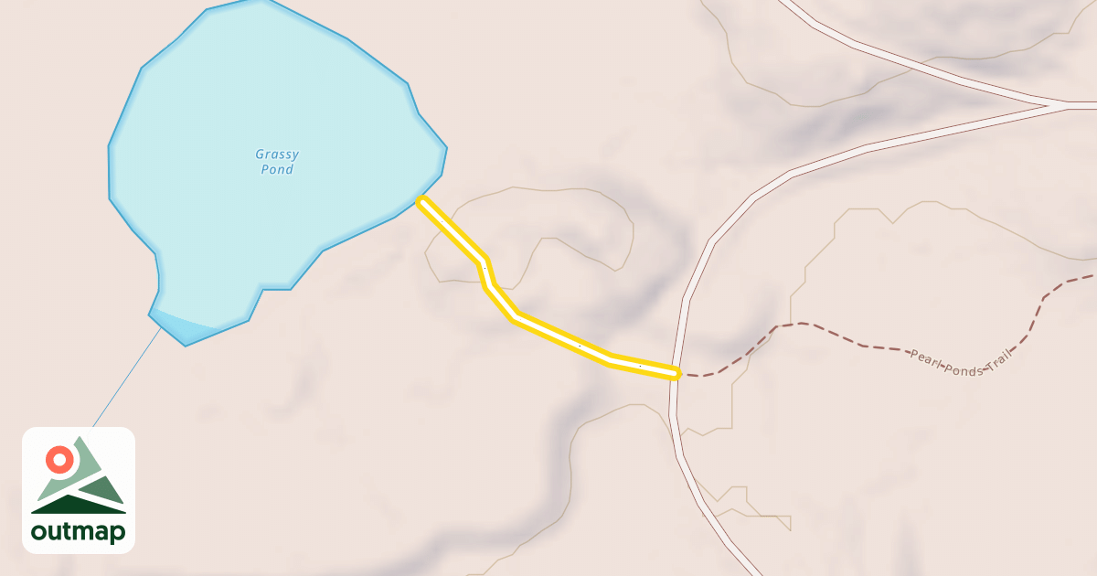 Map of Grassy Pond Trail