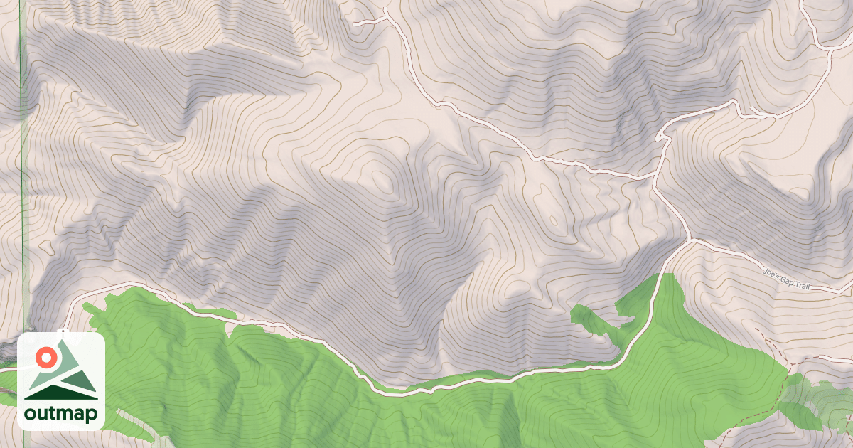 Map of Joe's Gap