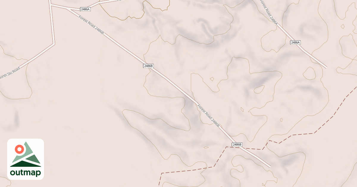 Map of NORTH SKI SPUR B