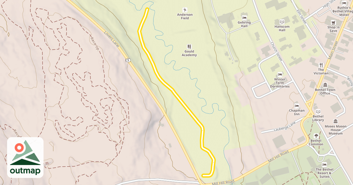 Map of Ordway Loop