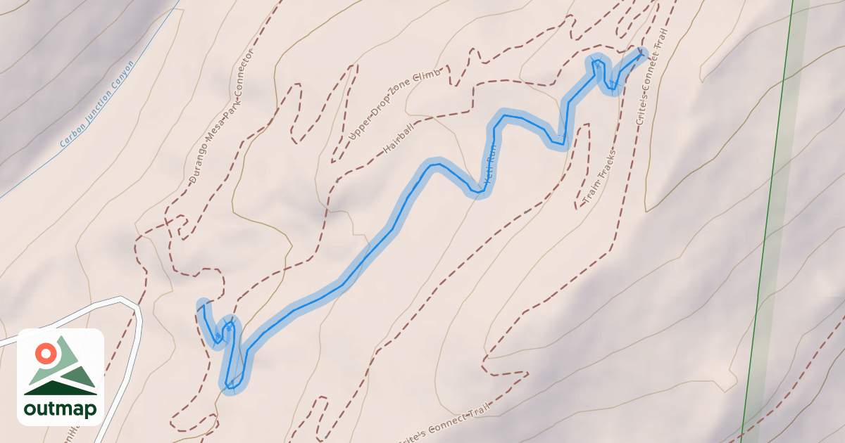 Map of Yeti Run