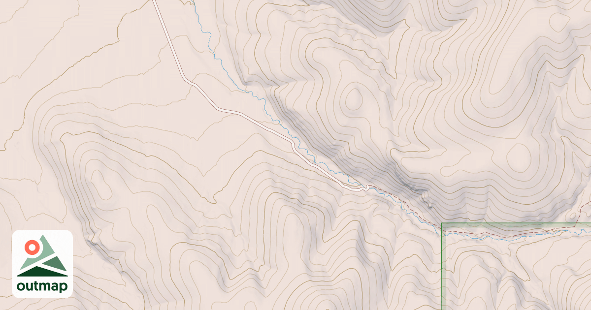 Map of SKULL CREEK SPUR B