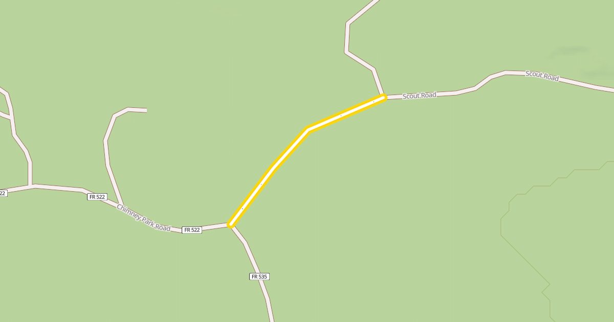 Map preview of Scout Road