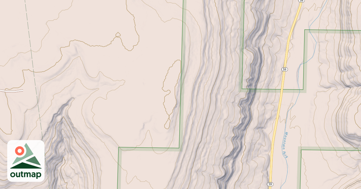 Map of USFS Motor Vehicle Use Map Roads {0622D2DD-63FE-4FF9-A1E2-2F3EB1D36748}