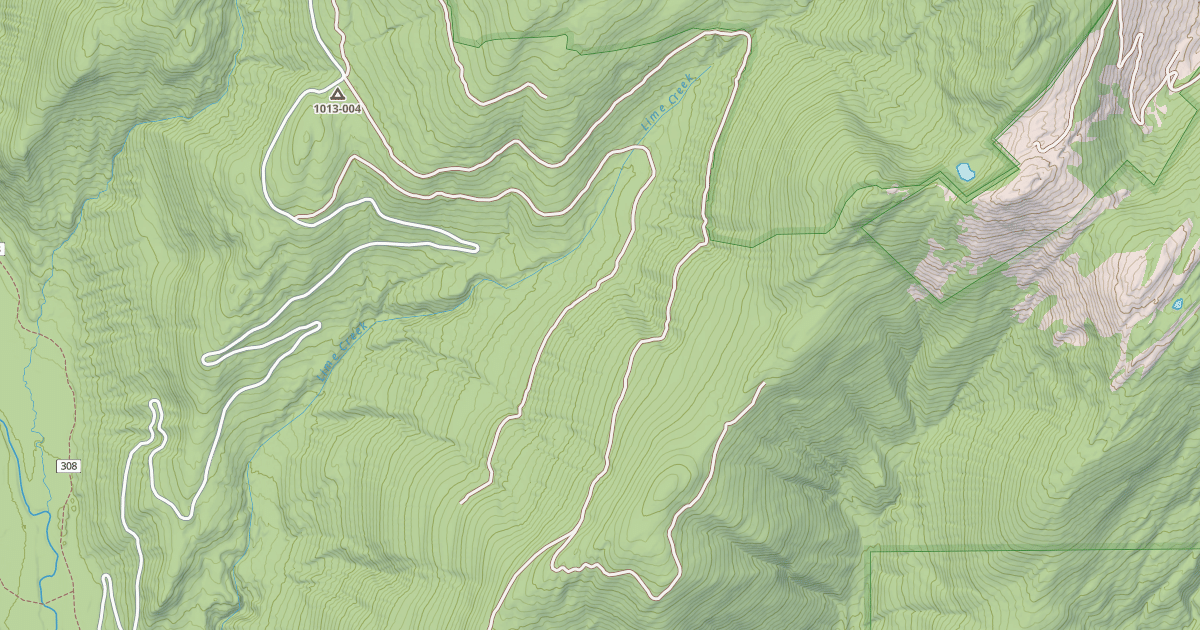 Map preview of LIME CREEK