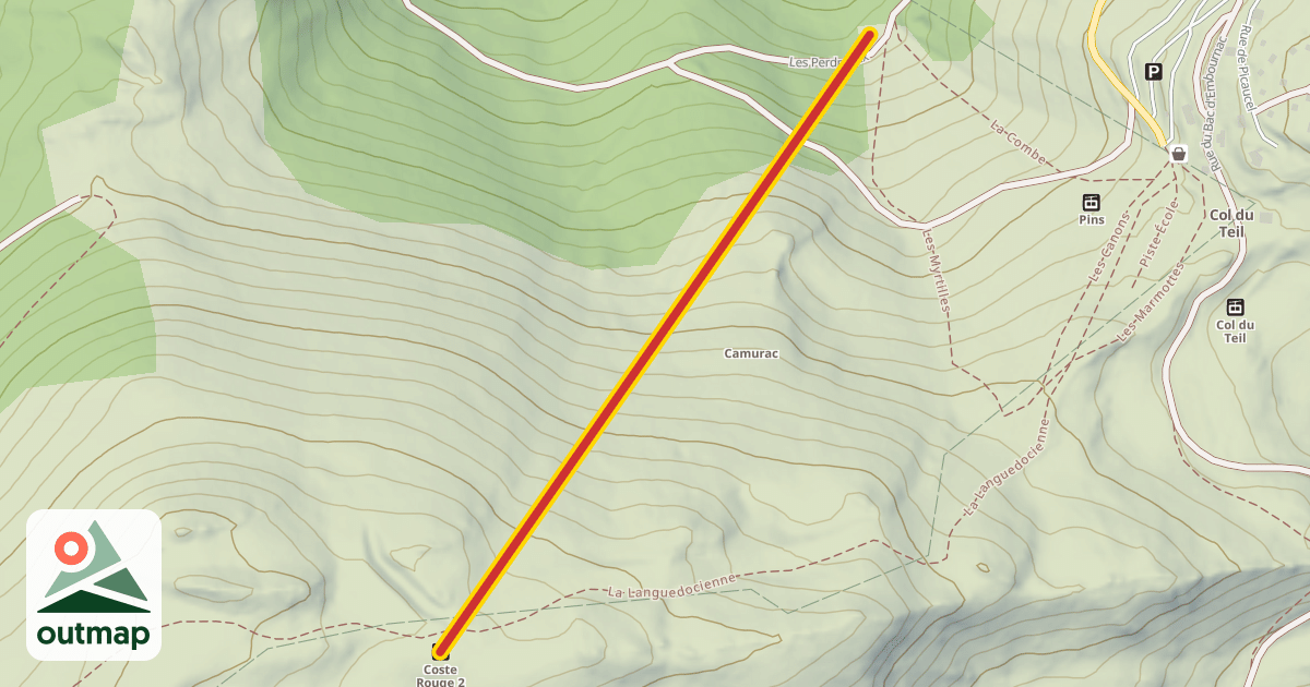 Map of Coste Rouge 2