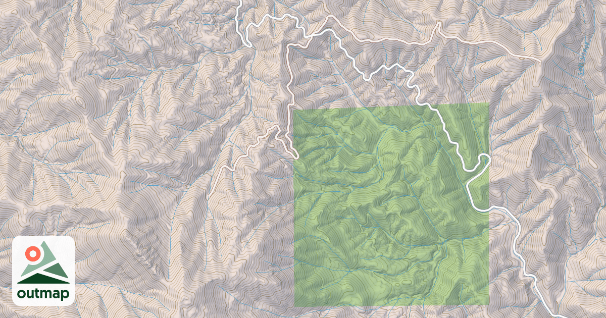 Map of CURL / SALT MTN