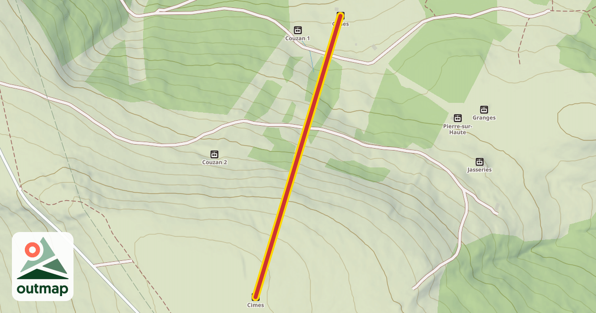 Map of Cimes