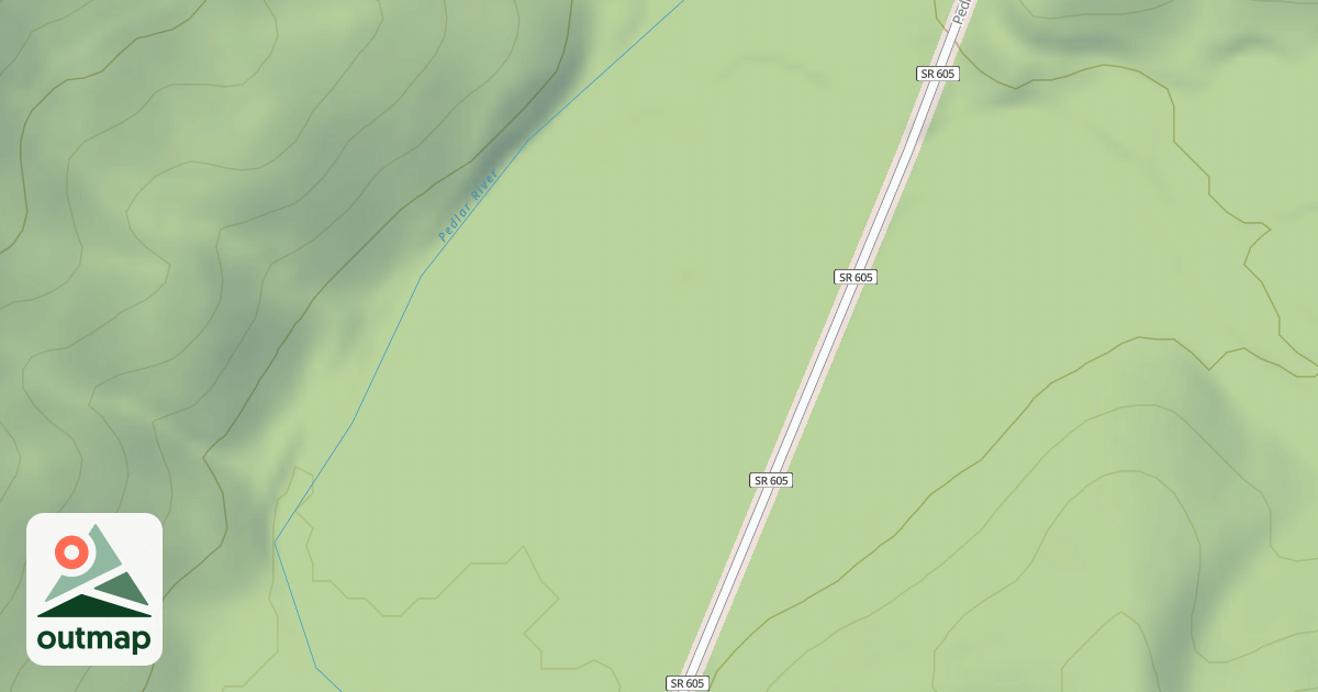 Map of BIG PINE PARKING LOT