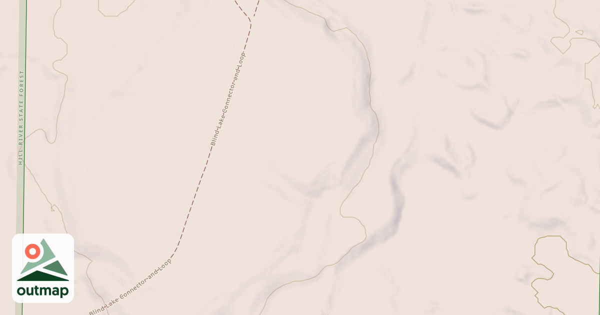 Map of Blind Lake Trail