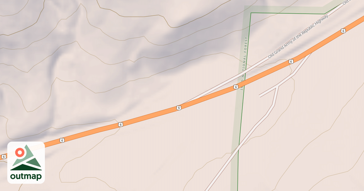 Map of USFS Motor Vehicle Use Map Roads {828B68A1-7B3F-43FC-A37C-ED1B27E0BD3B}