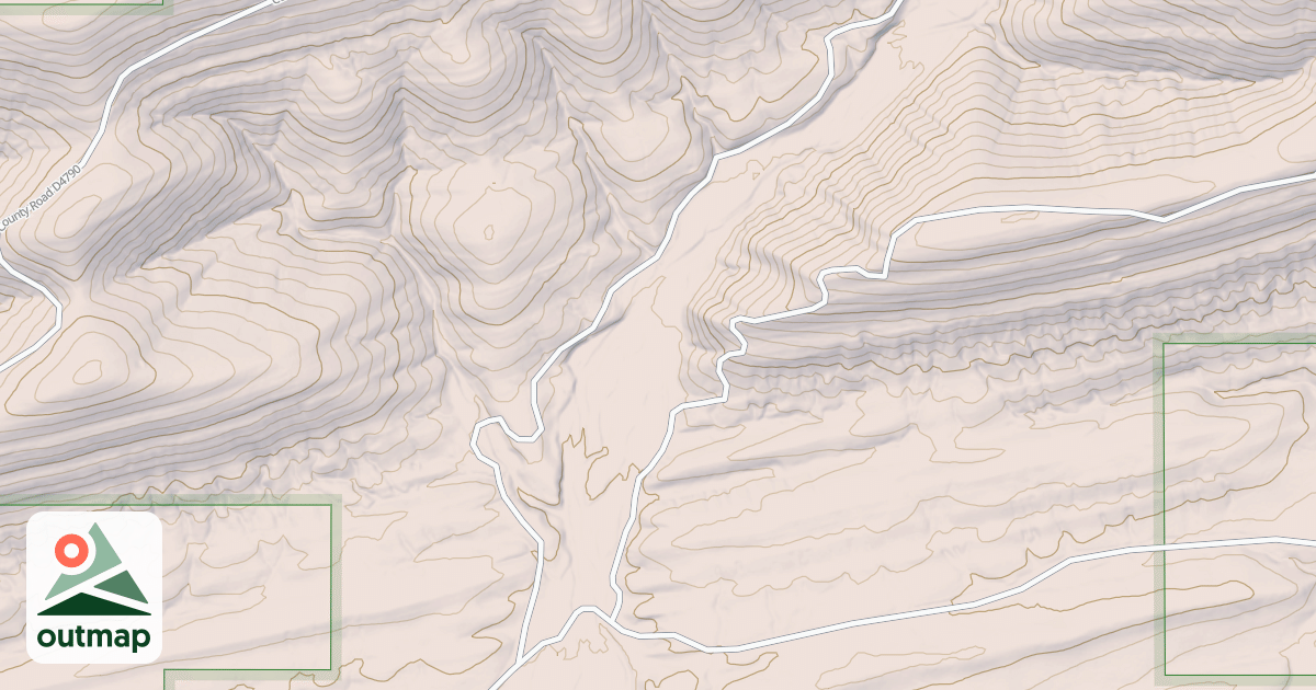 Map of COW CREEK
