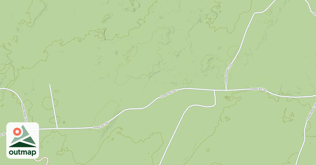Map of USFS Motor Vehicle Use Map Trails 19558