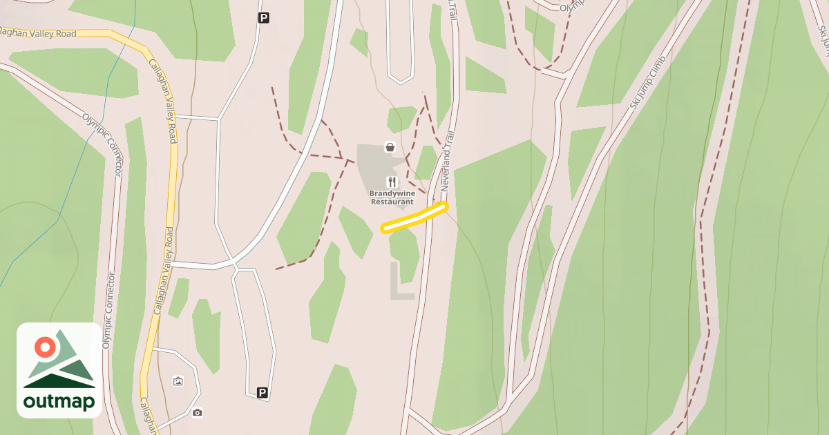Map of Neverland Trail