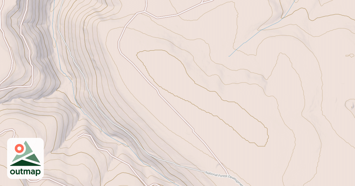 Map of USFS National Forest System Roads {1CB0473A-4BFD-458D-82DD-0A2FB81D1F16}