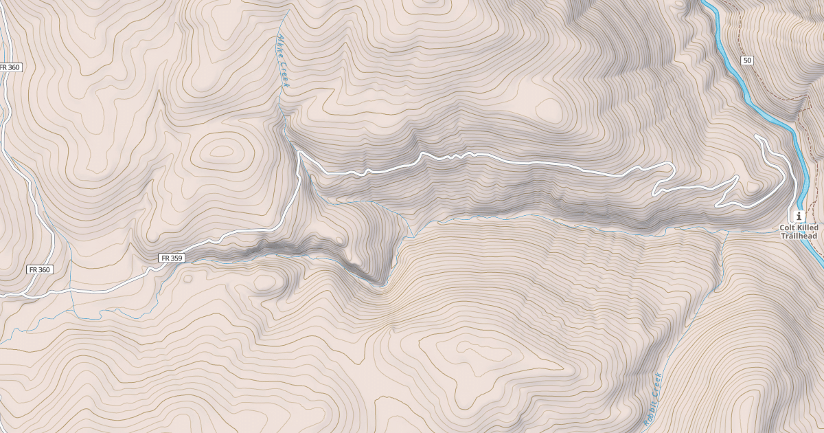Map preview of COLT CREEK