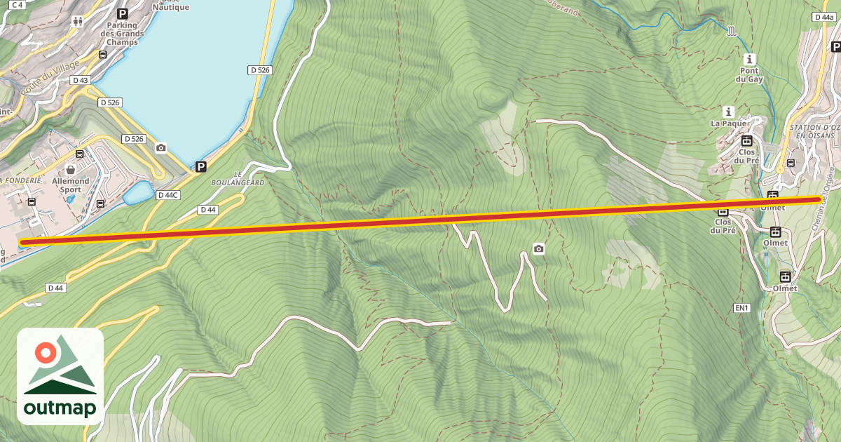Map of Eau d'Olle Express