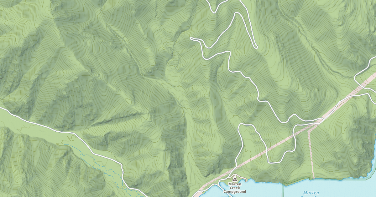 Map preview of KISMET CREEK