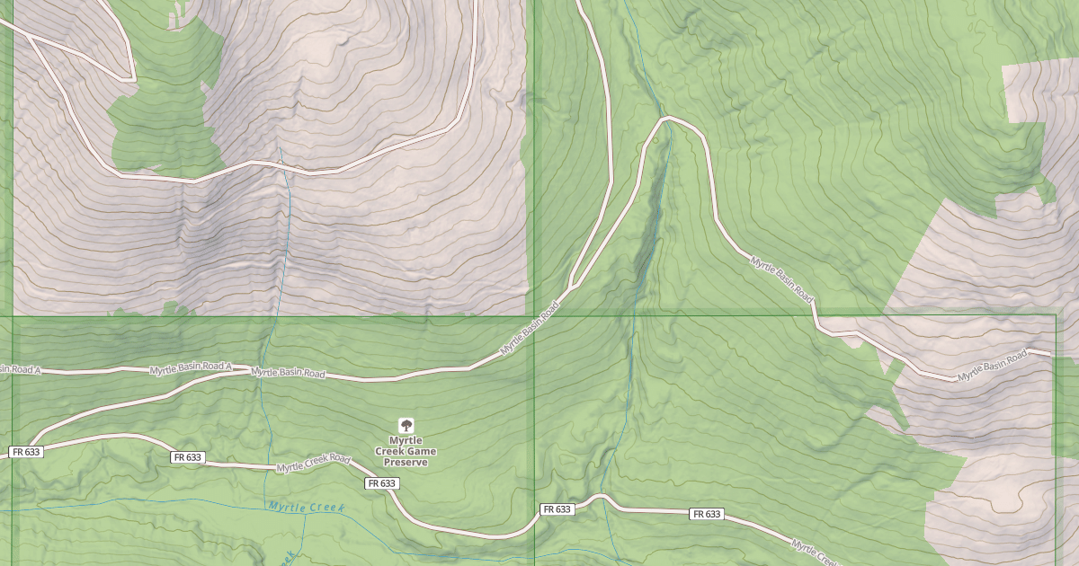 Map preview of MYRTLE BASIN