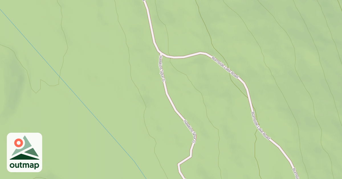 Map of HAWKINS SPUR G