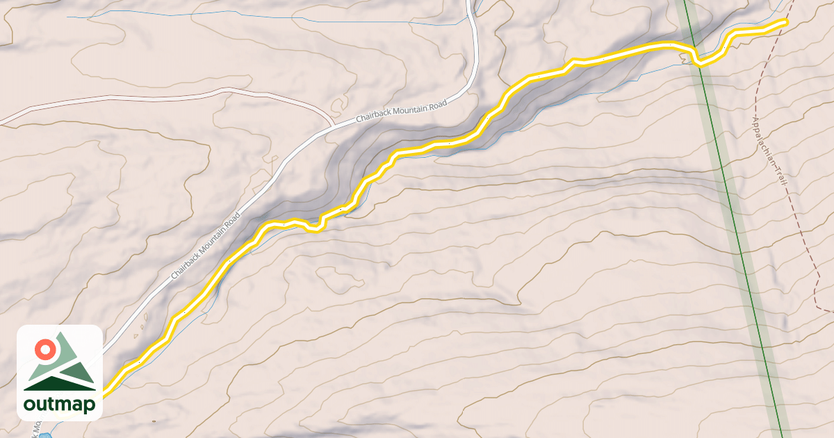 Map of Henderson Brook Trail