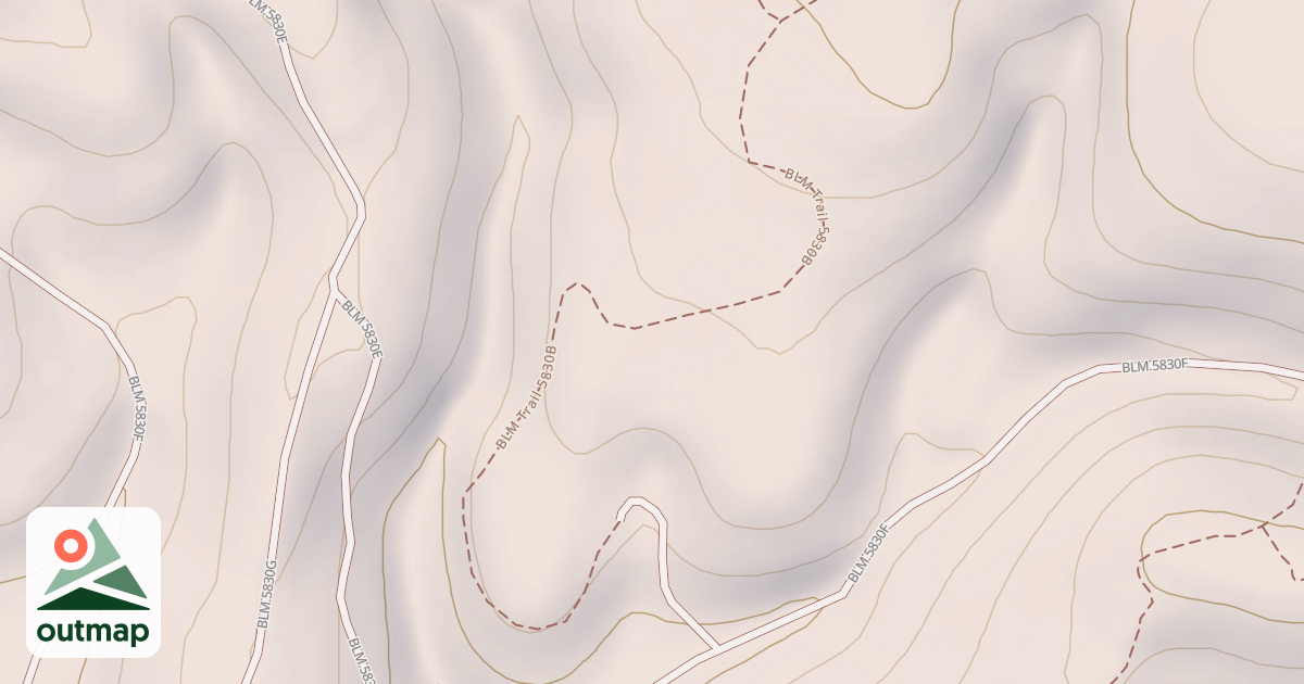 Map of BLM National GTLF Public Motorized Trails 43207eef-2855-4497-921a-1aa47613ef93
