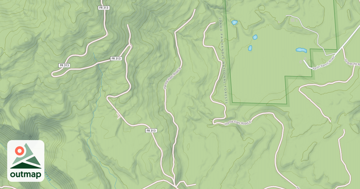 Map of HANNA FLAT B