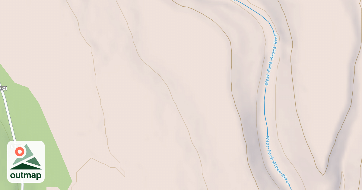 Map of DUCK LAKE TS.