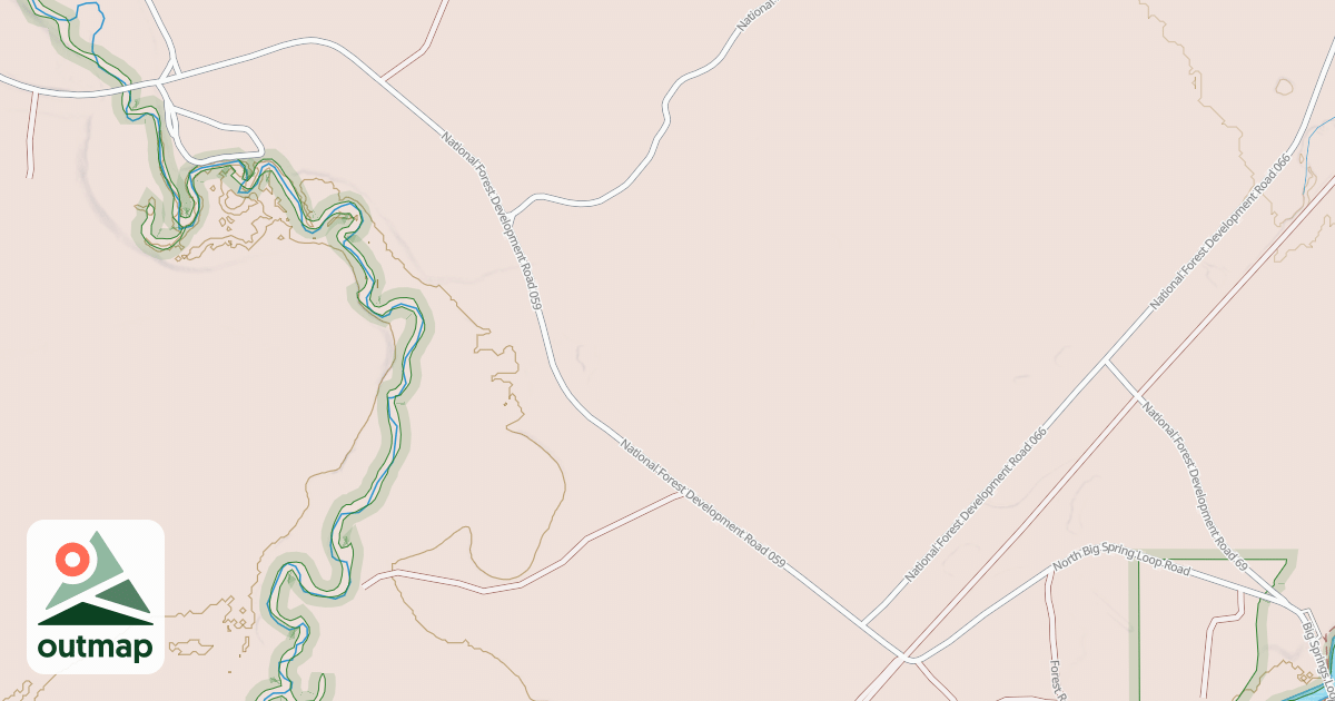 Map of BIG SPRINGS LOOP