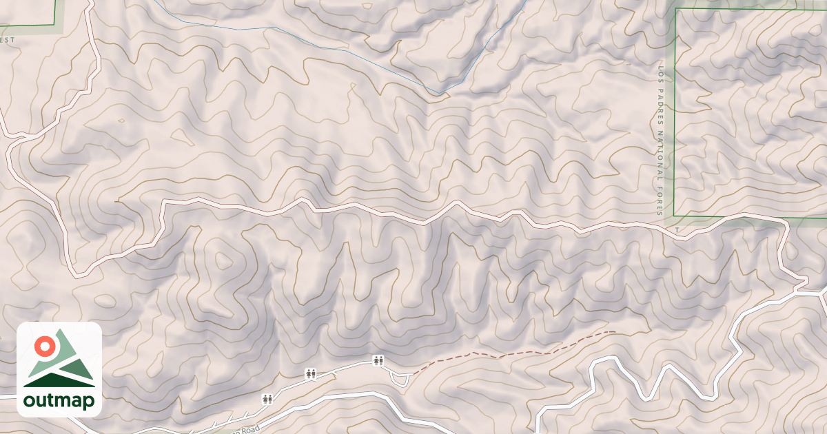 Map of USFS Motor Vehicle Use Map Trails 7031