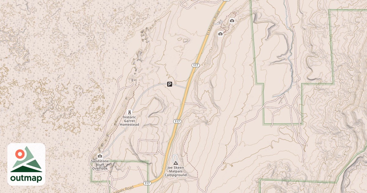 Map of Continental Divide National Scenic Trail
