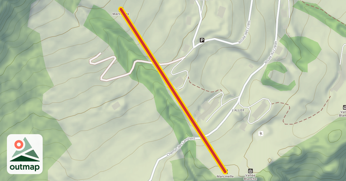 Map of Marcinelle