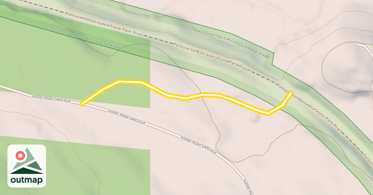 Map of Three Dog Cutoff