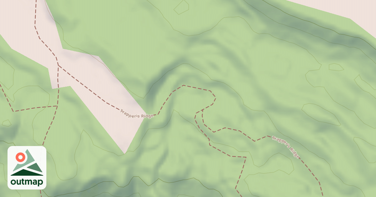 Map of Trapper'S Ridge Trail