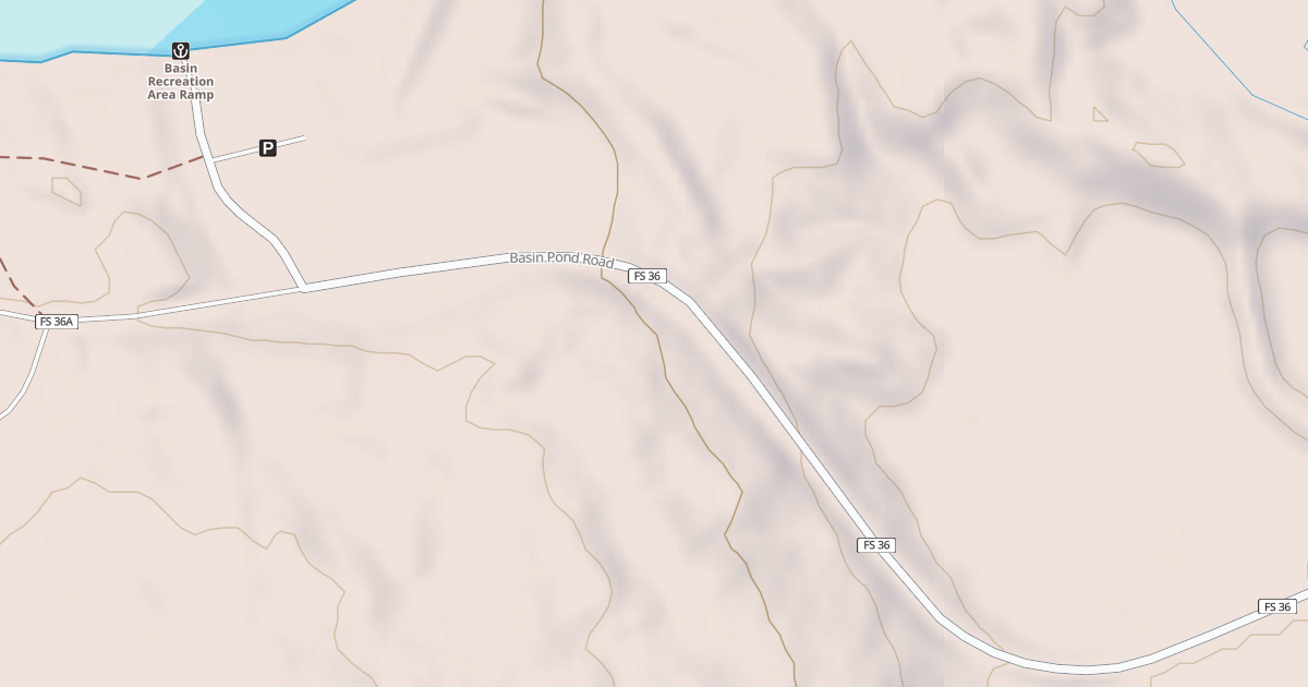 Map preview of BASIN POND