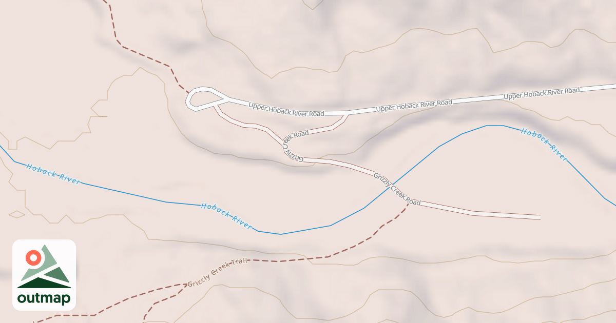 Map of GRIZZLY CREEK 30740