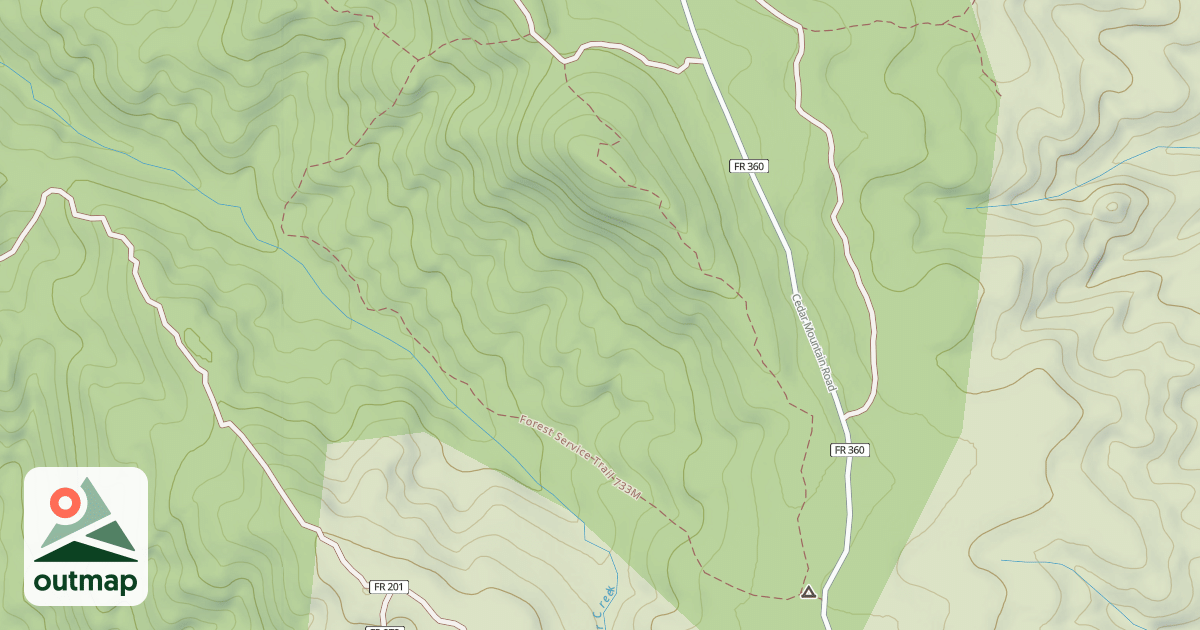 Map of HILLTOP