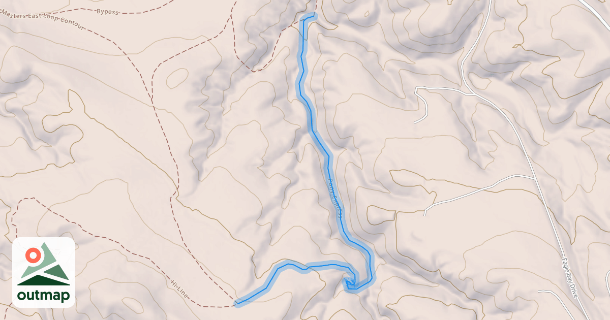 Map of Pony Express