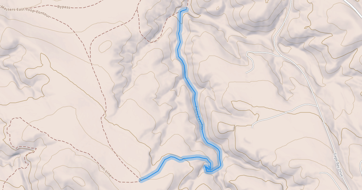 Map preview of Pony Express