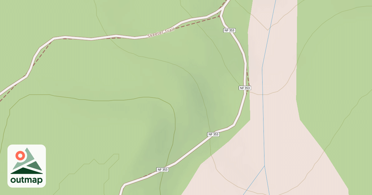 Map of USFS Motor Vehicle Use Map Roads {CFC8184F-06F4-4E6A-96D6-89B5528DFDF6}